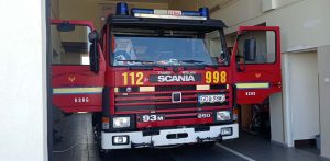 Strażacy z Trąbek Wielkich do akcji wciąż wyruszają mocno-awaryjnym wozem z 1993 roku