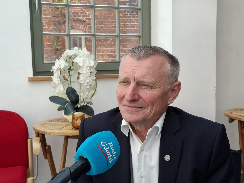 Jacek Michalski mikrofon Radia Gdańsk
