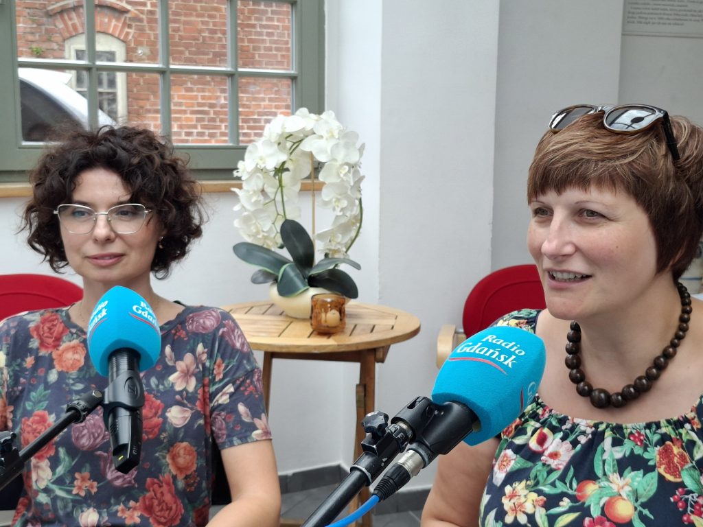 Mariola Mika, Marzena Bernacka mikrofony Radia Gdańsk