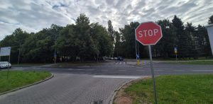 Skrzyżowanie w Słupsku