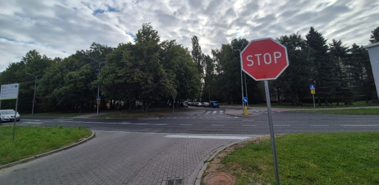 Skrzyżowanie w Słupsku