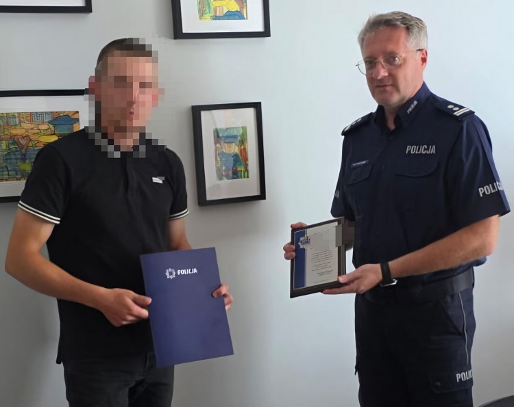 Lęborczanin i policjant