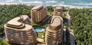 Zespół apartamentowców stanie przy plaży w Ustce