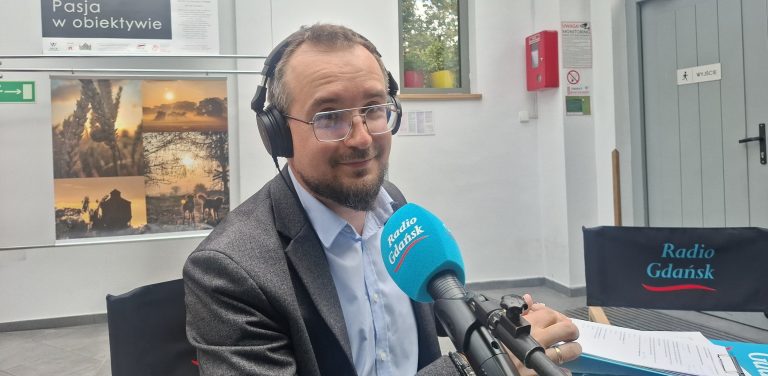 Filip Jędruch, mikrofon Radia Gdańsk