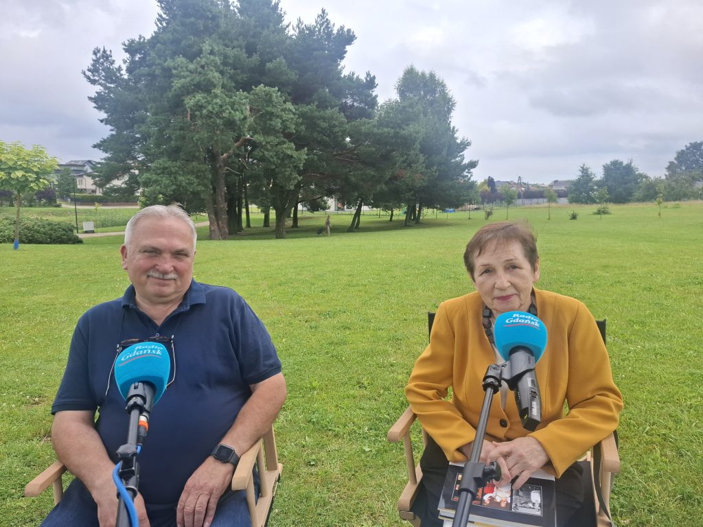 Maria Krośnicka Marek Zelewski wakacyjne studio Radio Gdańsk