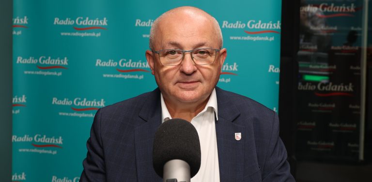 Wójt gminy Człuchów Paweł Gibczyński (fot. Radio Gdańsk/Szymon Grot)