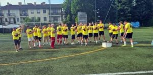 Drużyna seniorów Sopockiej Akademii Piłkarskie