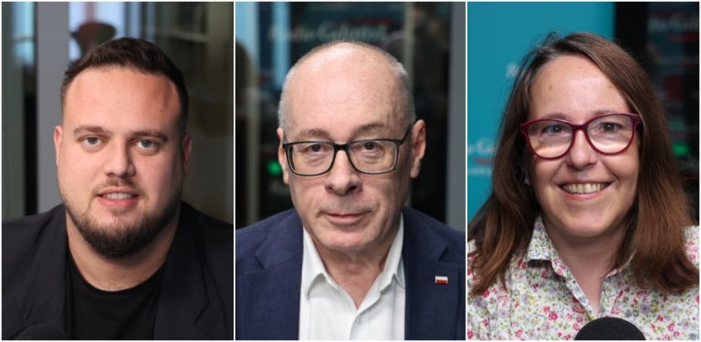 Marcin Makowski z klubu Wszystko dla Gdańska, Kazimierz Koralewski z Prawa i Sprawiedliwości, Kamila Błaszczyk z Koalicji Obywatelskiej (fot. Radio Gdańsk/Szymon Grot)