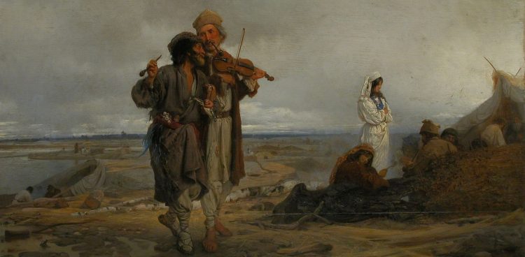 Wilhelm August Stryowski - Flisacy nad Wisłą (fot. Wikipedia Commons)