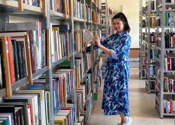 Żaneta Iglińska, kierownik Biblioteki Składowej w Gdańsku (fot. Radio Gdańsk/Anna Kobryń)