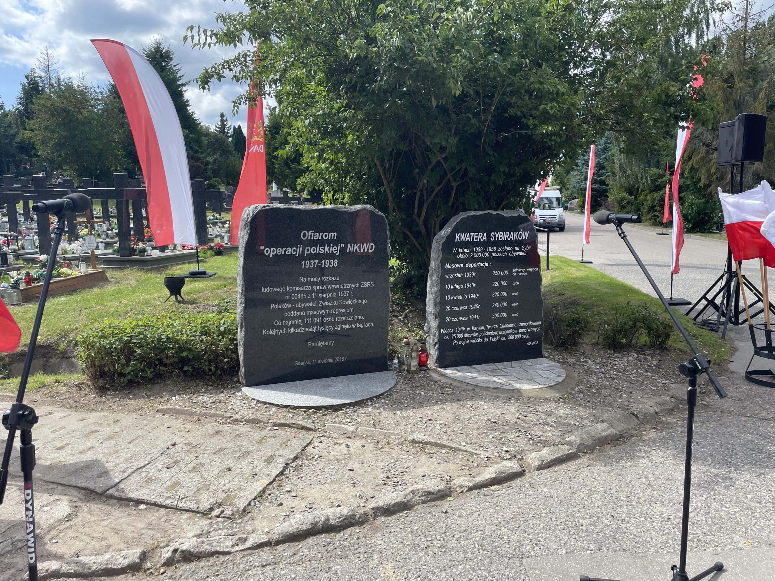 Gdańsk upamiętnił we wtorek na Cmentarzu Łostowickim ofiary „operacji polskiej” NKWD