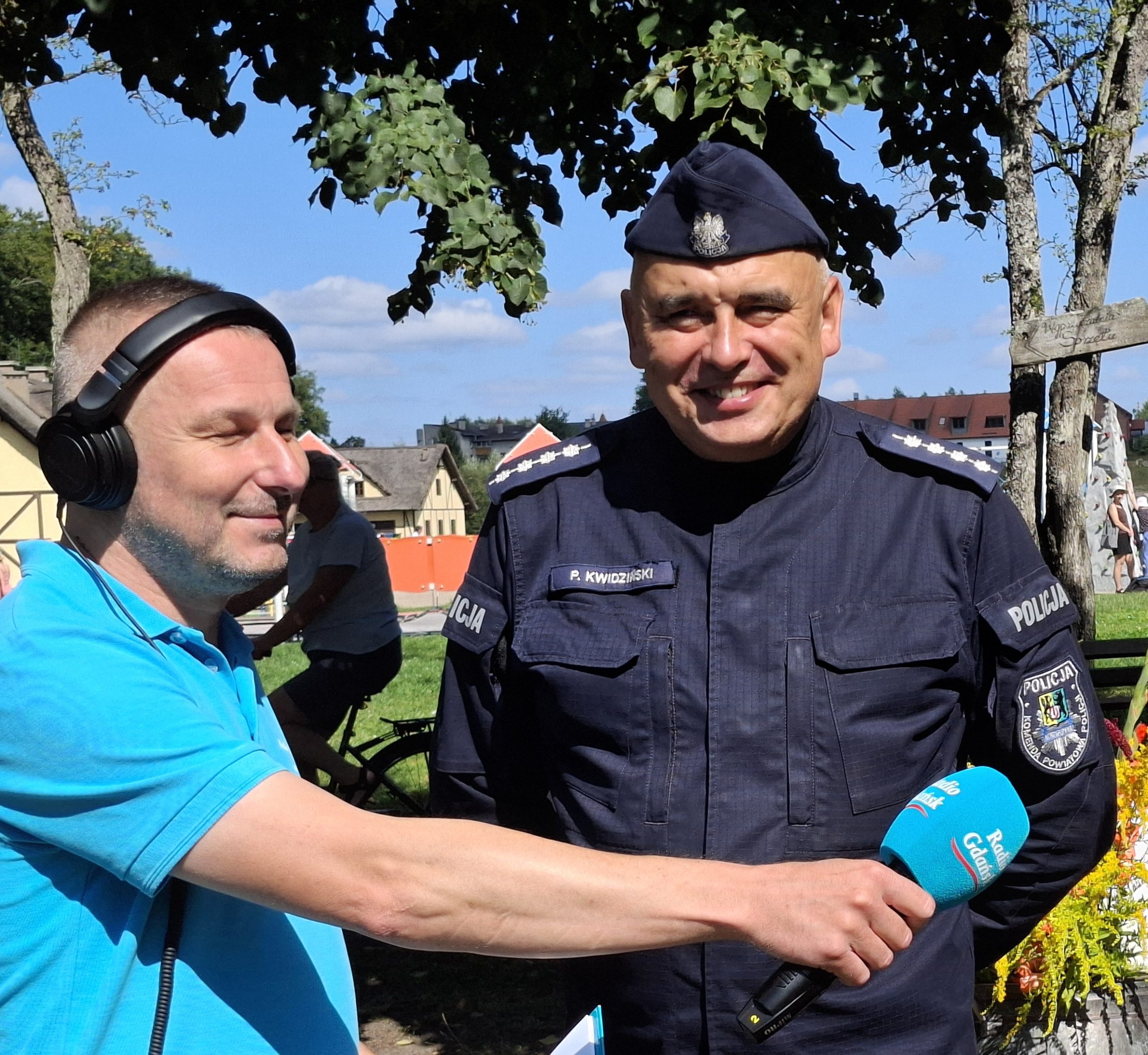 Grzegorz Armatowski i asp.szt.. Piotr Kwidziński