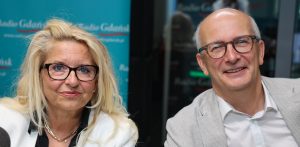 Na zdjęciu Małgorzata Tobiszewska, prezeska MBA Polska i Piotr Urbańczyk, członek Rady Nadzorczej Impel
