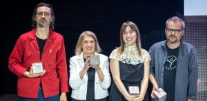 Nagroda Literacka Gdynia trafiła w ręce Marcina Mokrego, Elżbiety Sobolewskiej, Weroniki Murek i Piotra Pazińskiego