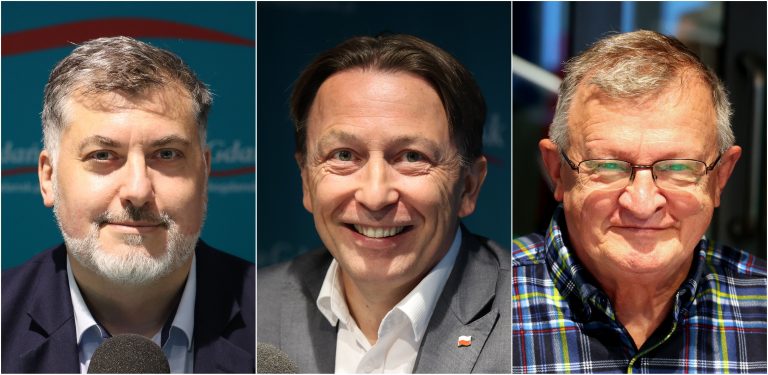 Artur Dziambor, Patryk Gabriel, Tadeusz Cymański (fot. Radio Gdańsk/Justyna Marecka)