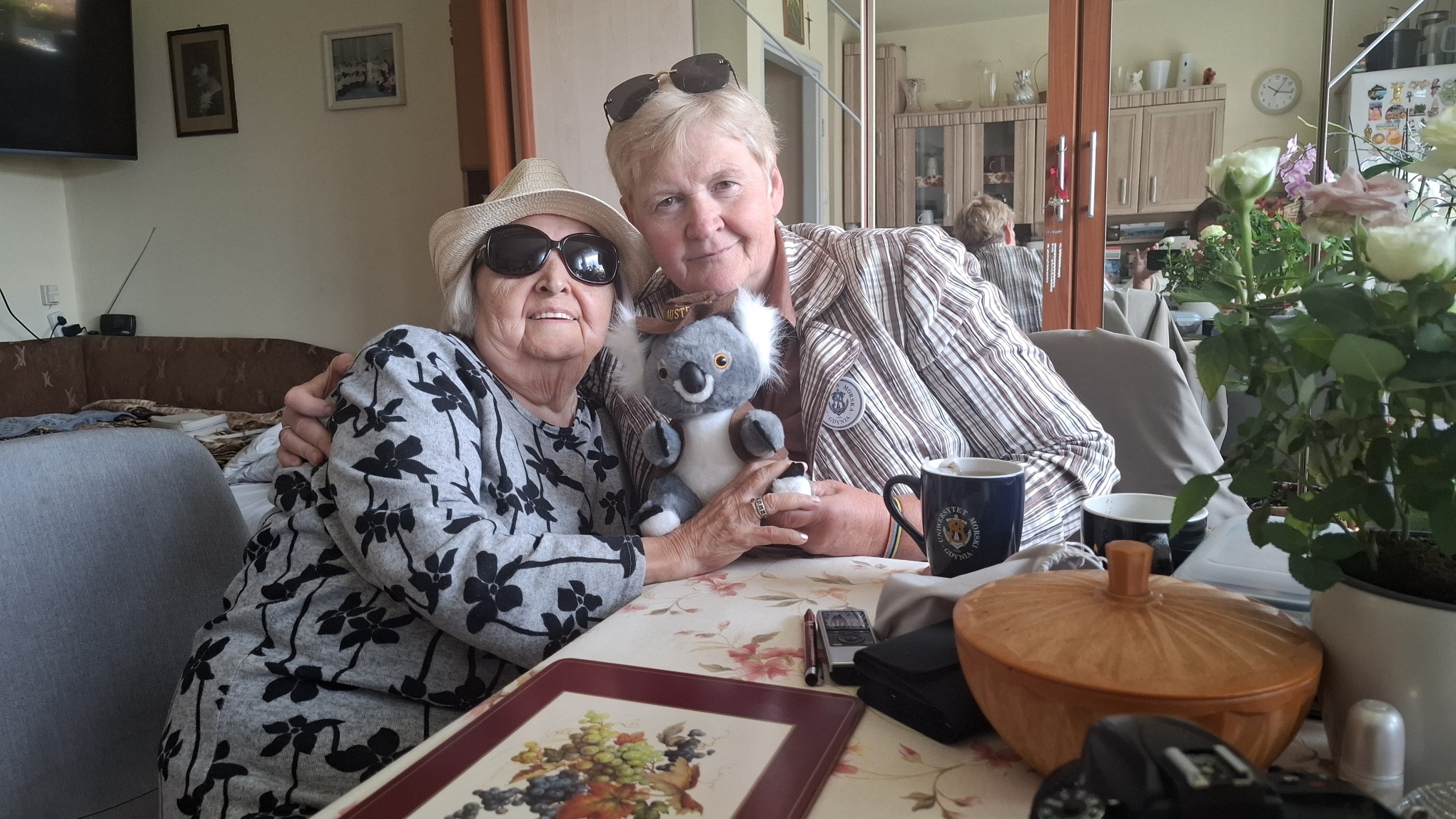 90-letnia seniorka Helena i Anna Rębas