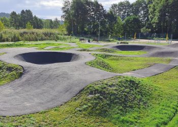 Na zdjęciu znajduje się pump track z gminy Lipusz,