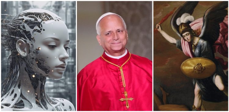 zdjęcie: AI i Papieza, Różaniec i Archanioła MIchała