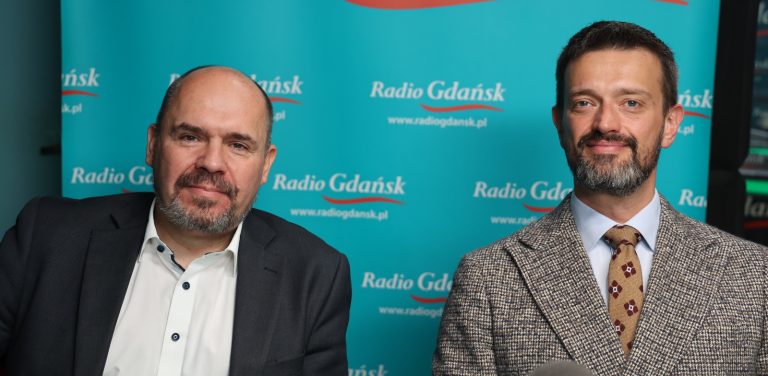 dr Maciej Goniszewski i Michał Migalski (fot. Radio Gdańsk/Kajetan Krasowski)
