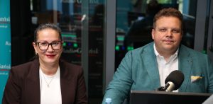 Na zdjęciu Joanna Porath i Jakub Budzyński.