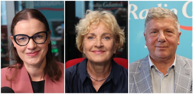 Wioleta Tomczak (Polska 2050), Magdalena Kołodziejczak (KO), Piotr Karczewski (PiS)
