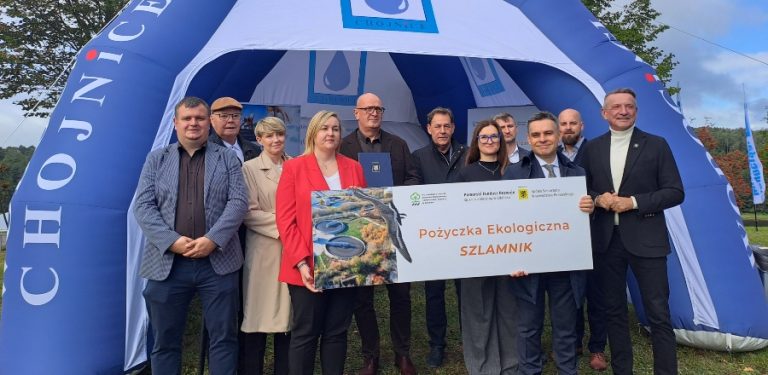 Miejskie Wodociągi w Chojnicach otrzymały rekordową pożyczkę z programu „Szlamnik”