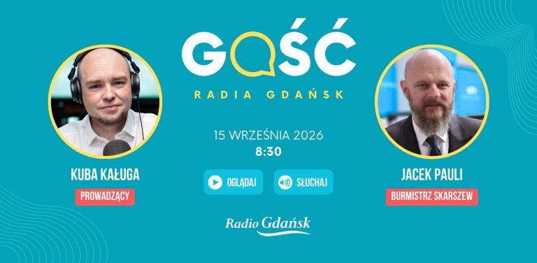 Gościem Radia Gdańsk będzie Jacek Pauli, burmistrz Skarszew (fot. Radio Gdańsk)