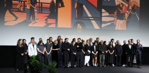 Ekipa filmu "Dziki, dziki wschód" w czasie Gali Otwarcia 51. FPFF w Gdyni (fot. Radio Gdańsk / Piotr Puchalski)
