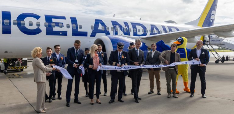 Inauguracja nowego połączenia między Gdańskiem a Islandią (fot. KFP/Anna Rezulak)