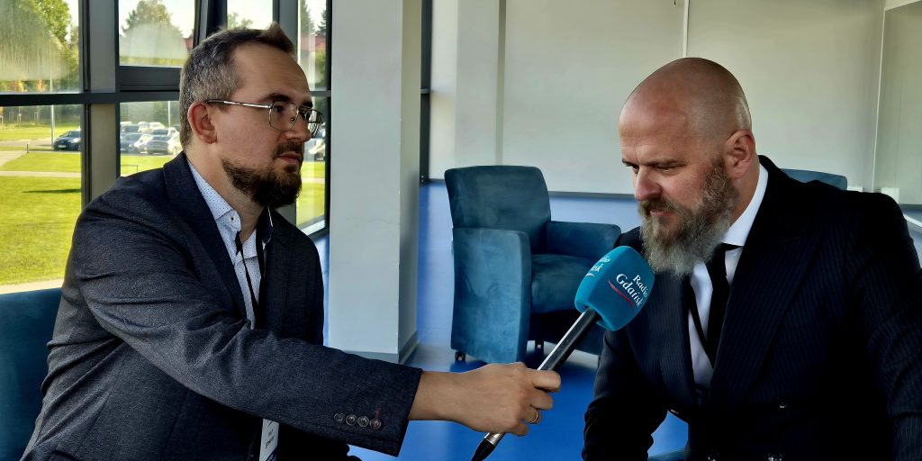 Filip Jędruch i Jacek Pauli na konferencji Kierunek Rozwój