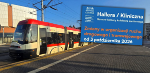 Na zdjęciu widoczny jest gdański tramwaj