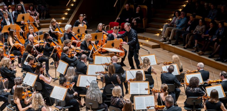 Na zdjęciu Orkiestra Polskiej Filharmonii Bałtyckiej podczas występu