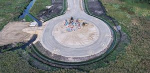 Budowa drogi do elektrowni jądrowej