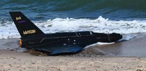 Dron na plaży w Rusinowie koło Jarosławca (