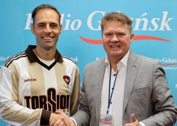 Flavio Paixao i Sławomir Siezieniewski w studiu Radia Gdańsk