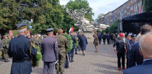1 września "pocztowcom" złożono hołd na Placu Obrońców Poczty Polskiej w Gdańsku