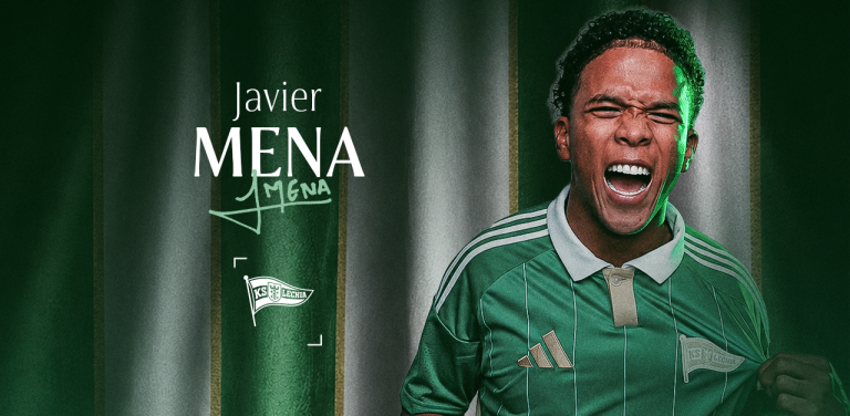 Javier Mena, nowy nabytek Lechii Gdańsk; fot. Lechia Gdańsk
