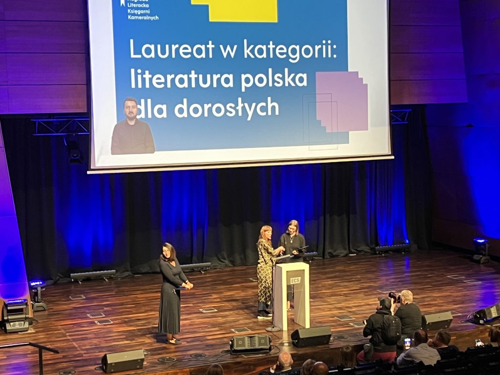 Wręczenie nagrody - Alicja Kobza