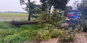 Burza przesuwa się z północnego zachodu