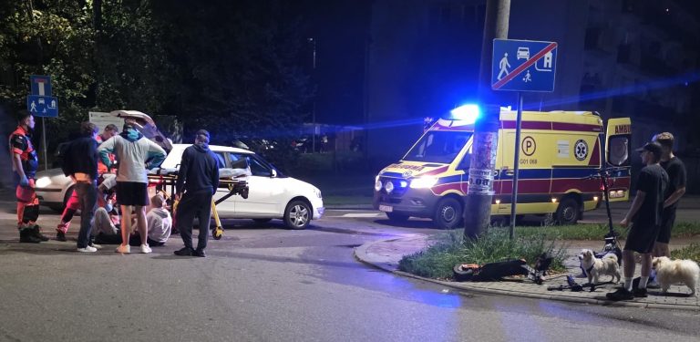 Wypadek miał miejsce na ulicy Kartuskiej w Kościerzynie