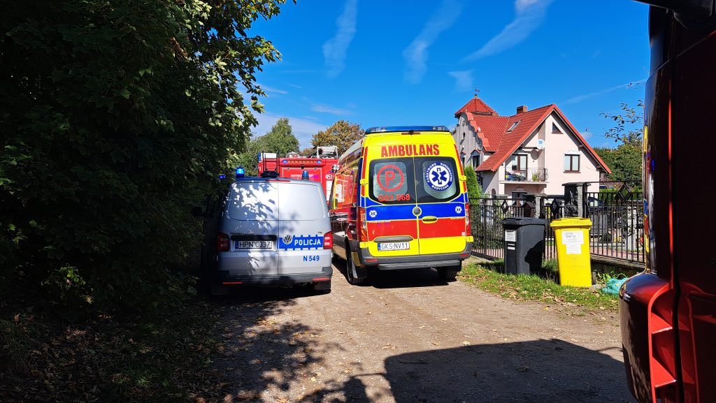 Służby na miejscu tragedii