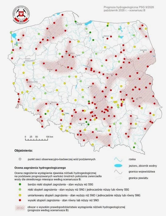 Mapa Polski