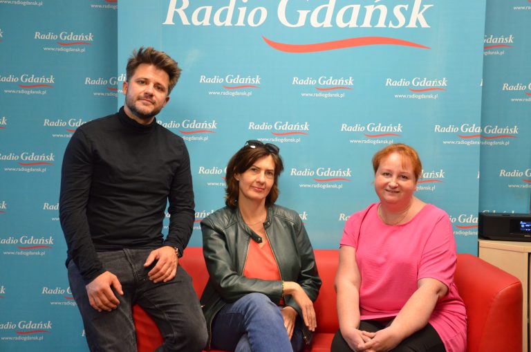 Dr Szymon Zawodny, dr hab. Hanna Dys i Marzena Bakowska (Fot. Radio Gdańsk/TGD)