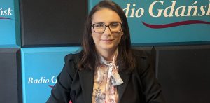 Urząd Morski w Słupsku odbudowuje zespół - poinformowała na naszej antenie dyrektorka placówki Na zdjęciu Joanna Sędzińska w Studiu Słupsk Radia Gdańsk