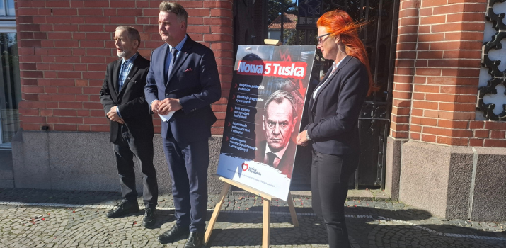 Konferencja posła PiS Michała Kowalskiego