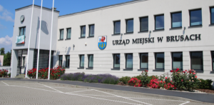 Budynek urzędu gminy w Brusach