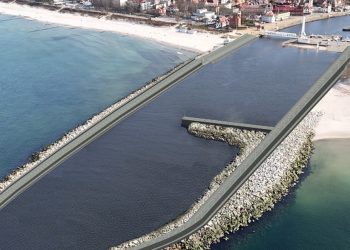 Wizualizacja: port w Ustce po przebudowie