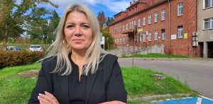 Na zdj eciu Dominka Bączek - syndyk szpitala w Miastku