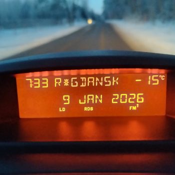 Temperatura w Czapielsku (fot. słuchacze Radia Gdańsk)