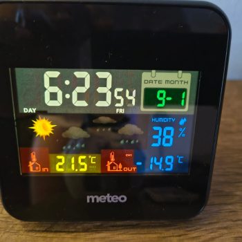 Temperatura w Lęborku (fot. słuchacze Radia Gdańsk)